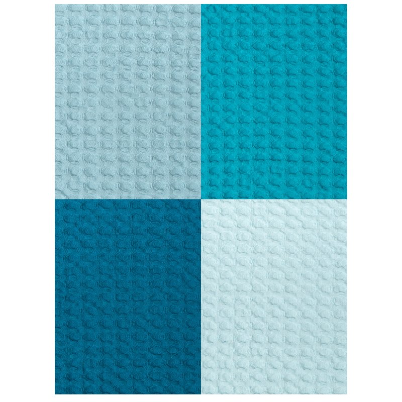 100% Cotton Waffle Dishcloth Set - 4 Piece, Topaz