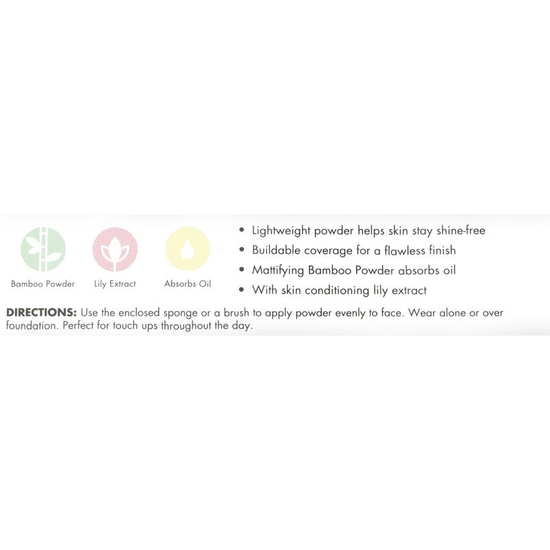 Shine-Proof Mattifying Face Powder with Bamboo & Lily Extract