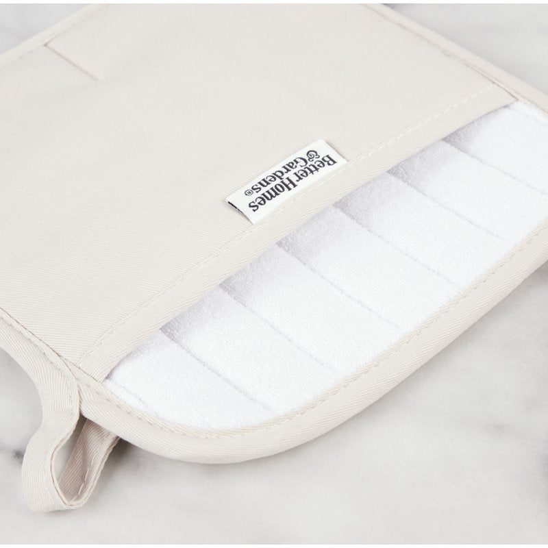 4-Piece Oven Mitt, Potholder & Mini Mitt Set - Beige