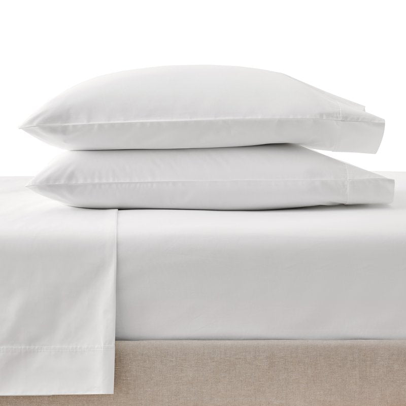 Better Homes & Gardens Arctic White King Cotton Pillowcases - 300-Thread-Count Percale, Set of 2