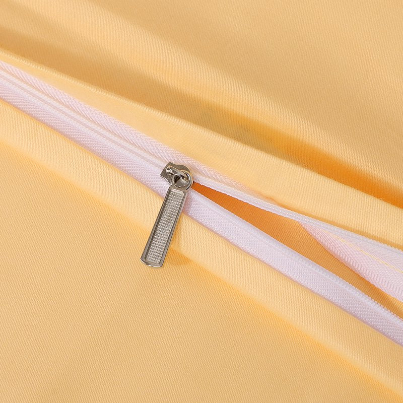 Cotton Zippered Body Pillowcase 20x48 Yellow - Breathable Egyptian Cotton