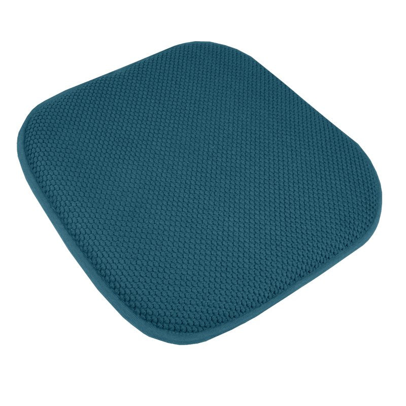 Memory Foam Chair Cushion Pad - 16" x 16" - 4-Pack, Peacock