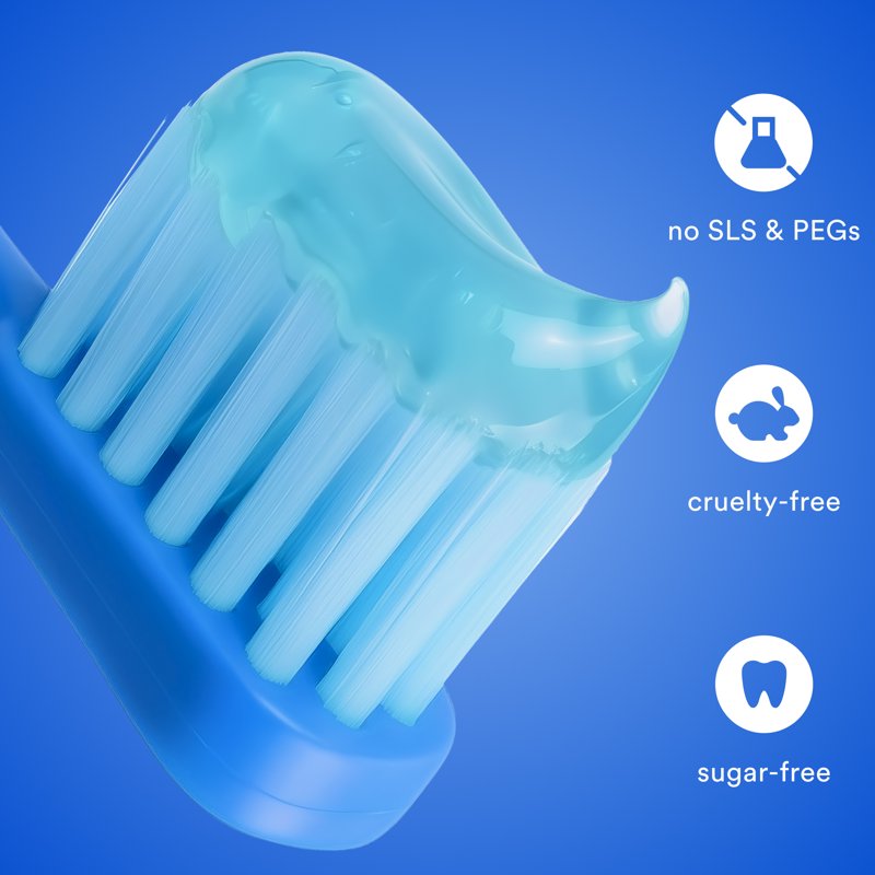Blue Raspberry Flavored Anticavity Fluoride Toothpaste
