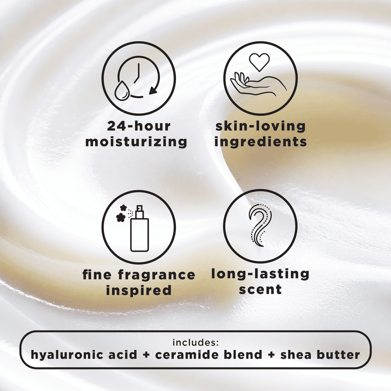Fragranced Body Lotion with Shea Butter - 18 fl oz