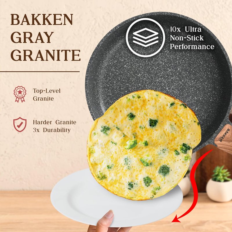 14-Piece Marble Non-Stick Cookware Set – Eco-Friendly & Oven-Safe