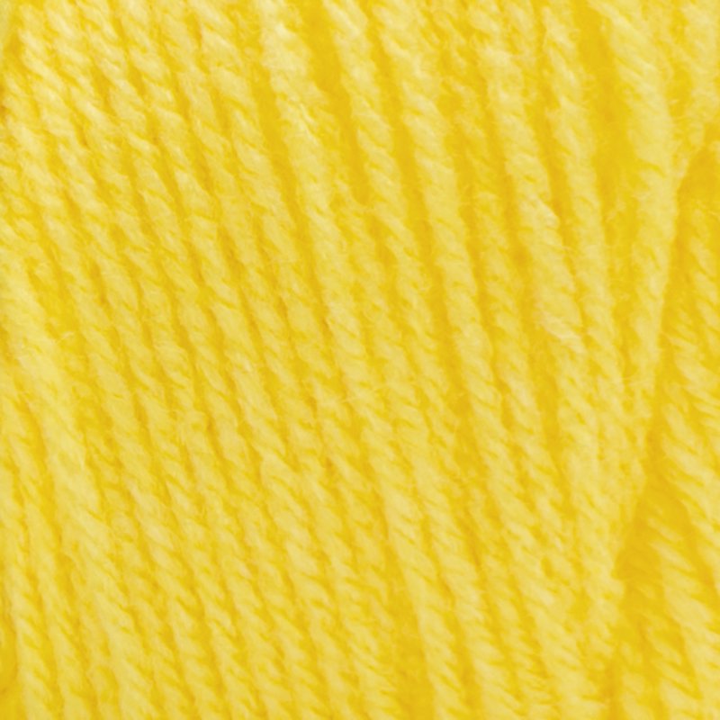 Red Heart Super Saver Worsted Acrylic Yarn - Bright Yellow, 7oz/198g, 364 Yards - Variation of Bright Yellow, Single