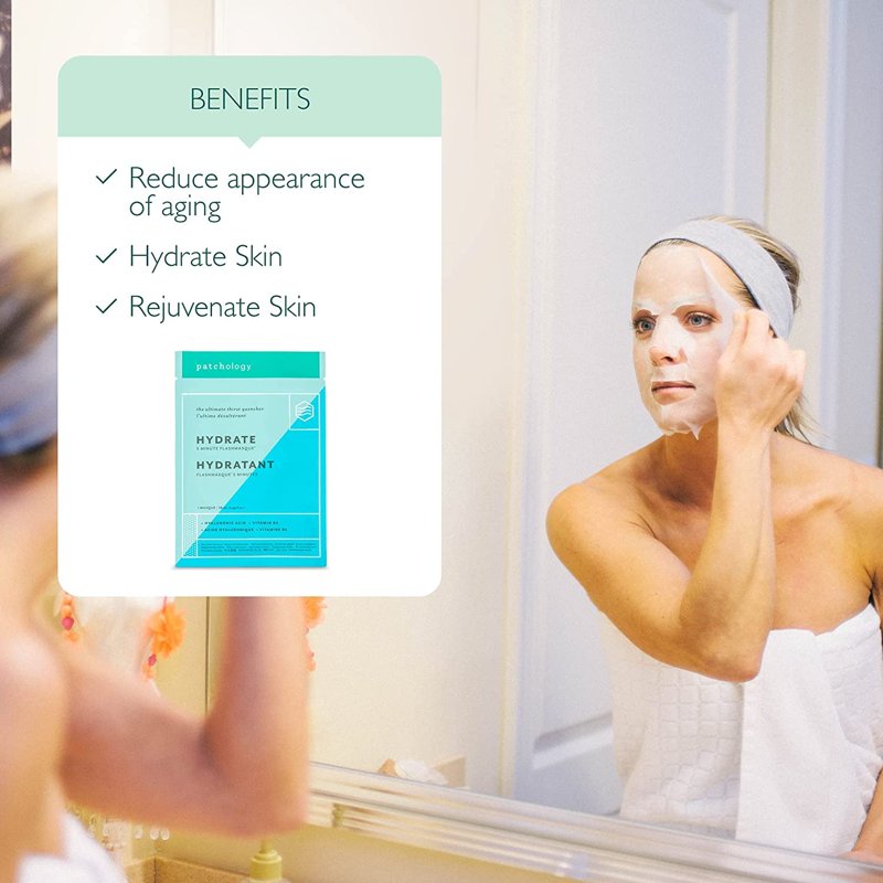 Hydrating Sheet Face Masks with Hyaluronic Acid & Vitamin B5