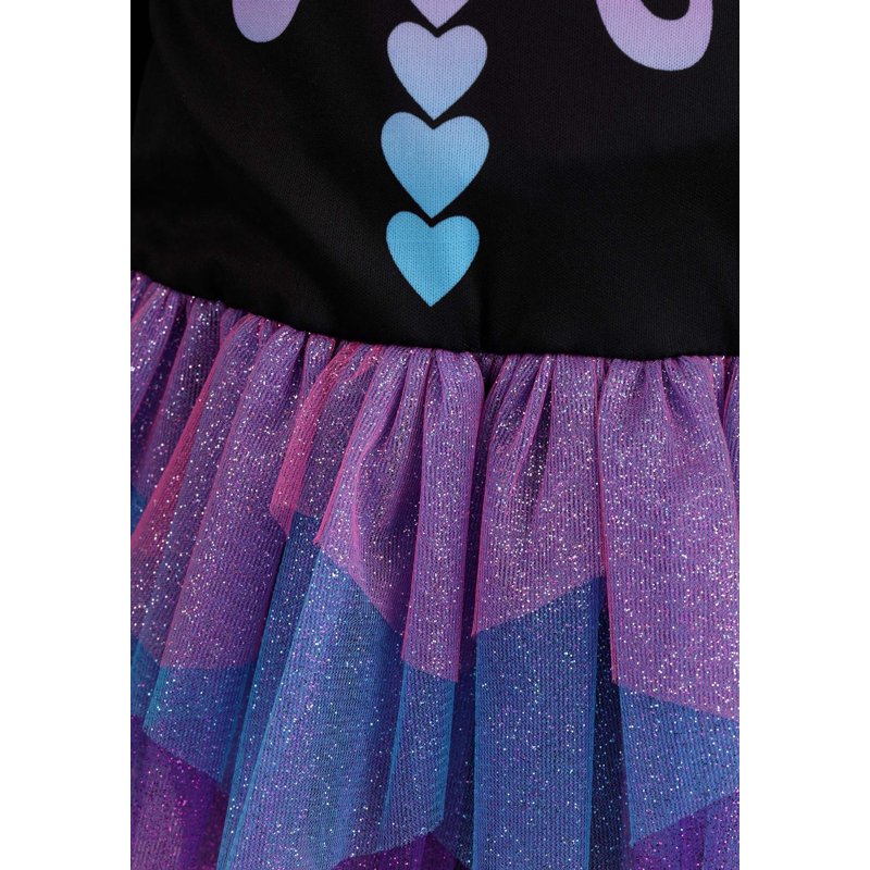 Toddler Skeleton Costume 12-18 Months with Colorful Tulle & Bow