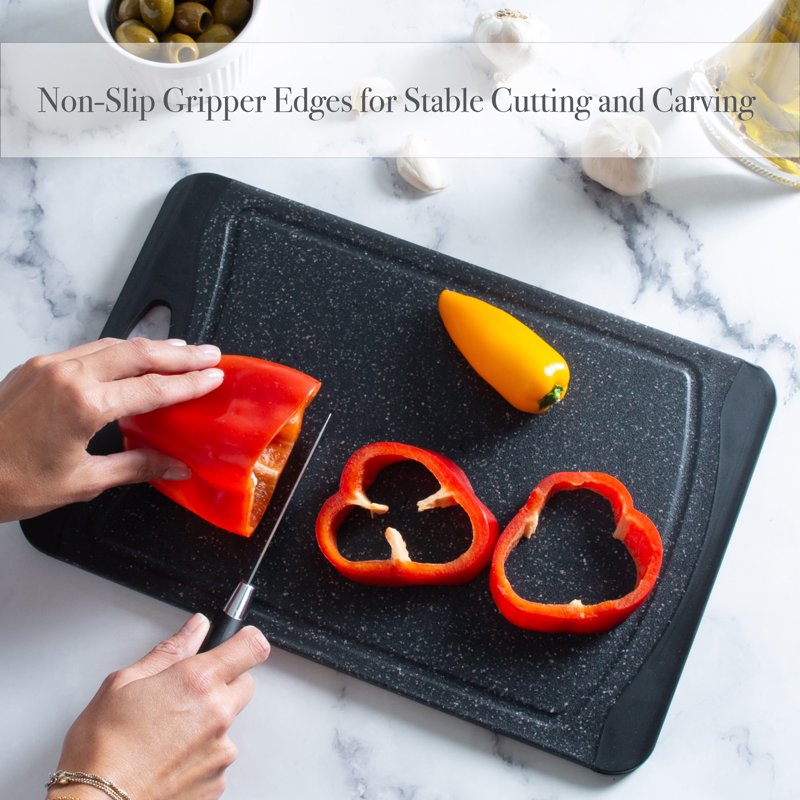 Large Granite Look Cutting Board - 14.5x9.9"