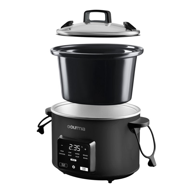 Programmable Slow Cooker 4.5 Qt with Digital Controls - Black