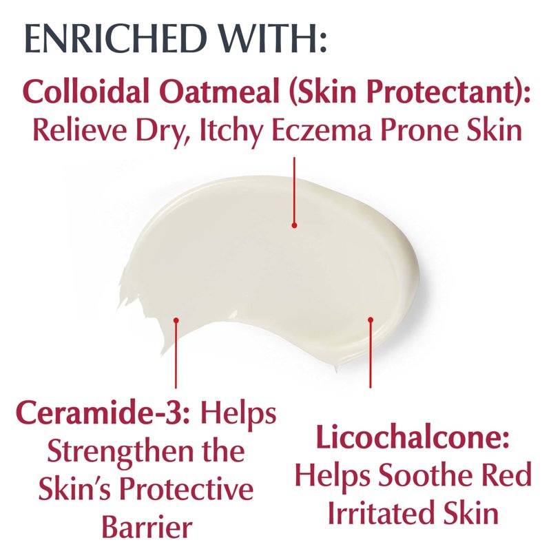 Eczema Relief Body Cream with Colloidal Oatmeal - 8 oz Fragrance-Free Tube