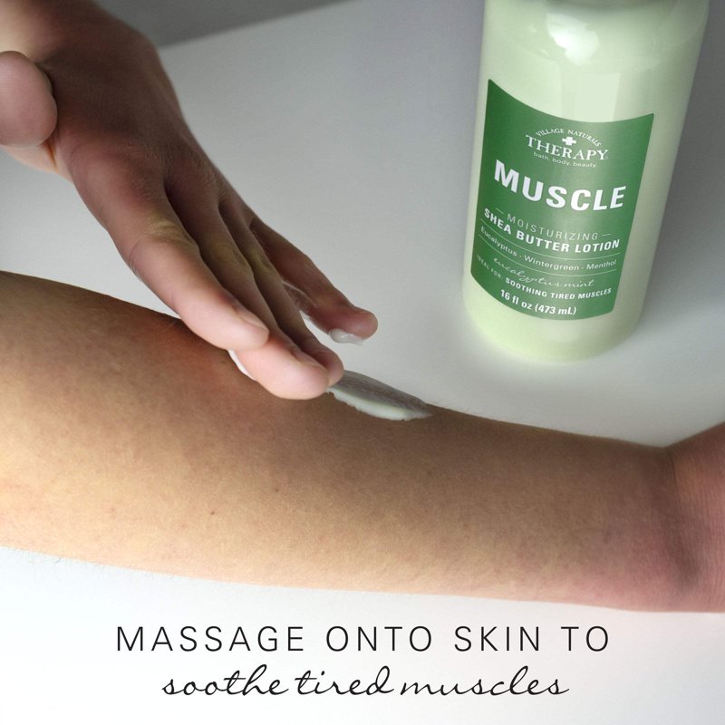 (2 pack) Village Naturals Therapy Muscle Relief Hand & Body Lotion