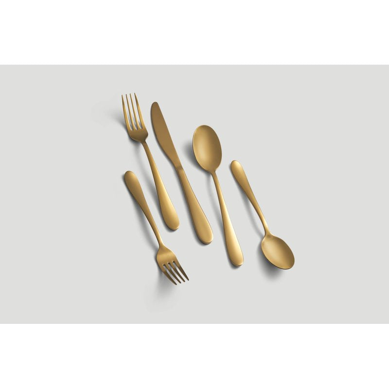 20-Piece Gold Stainless Steel Flatware Set - 3 Pack, Service for 4
