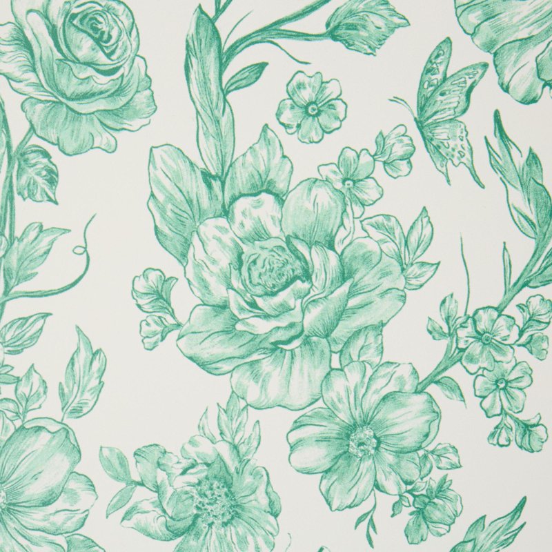 Comfort Kitchen Mat - Green Floral Design, 20" x 30"