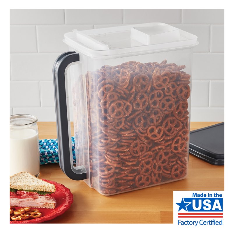 Extra-Large Food Storage Canister Set - 46 Cup Capacity, 2 Pack