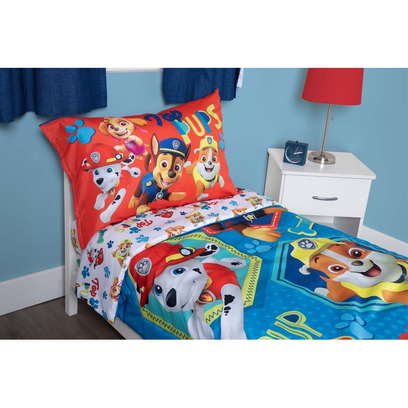 Paw Patrol Toddler Bedding Set with Pup Pup Hooray - Blue, Variation of Paw Patrolers