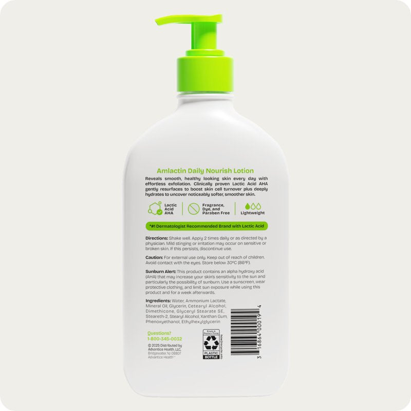 Daily Nourish Body Lotion with 12% Lactic Acid - Hydrating & Exfoliating