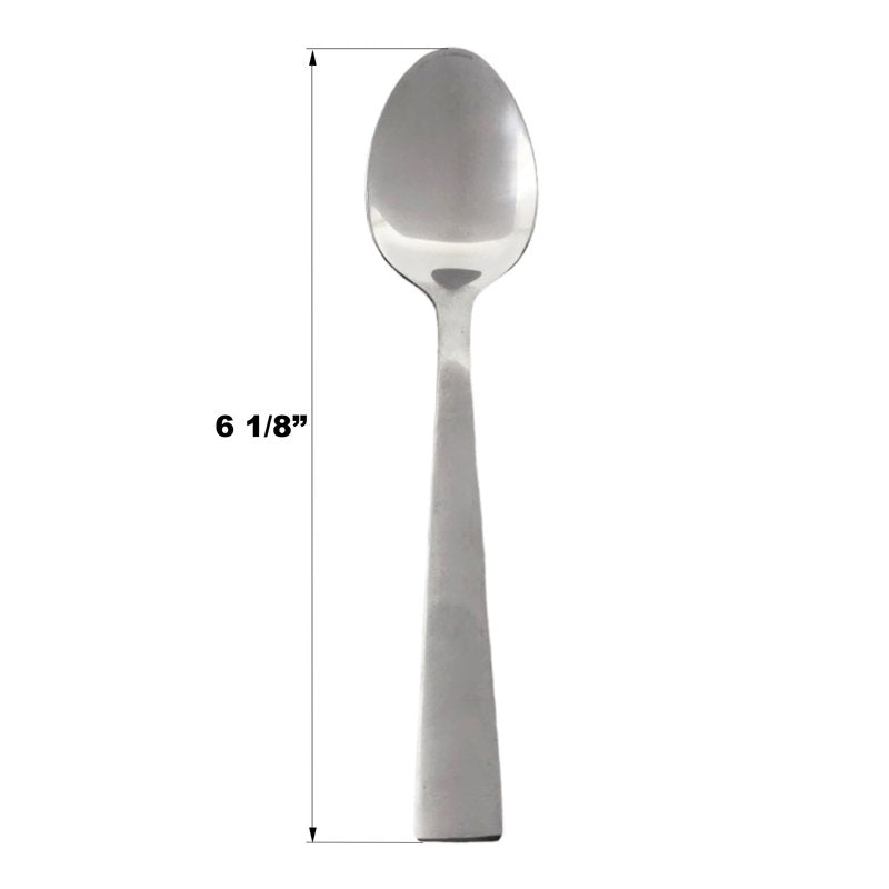 Chiazza Stainless Steel Teaspoons - 3 Piece Set - Silver