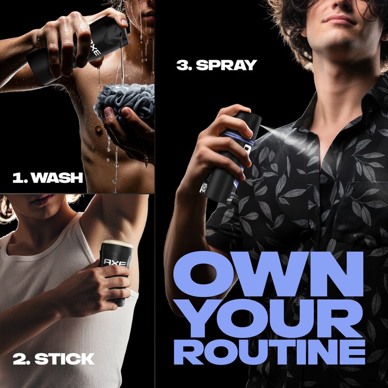Phoenix Body Spray for Men - 48-Hour Odor Protection - 3.9 oz Twin Pack