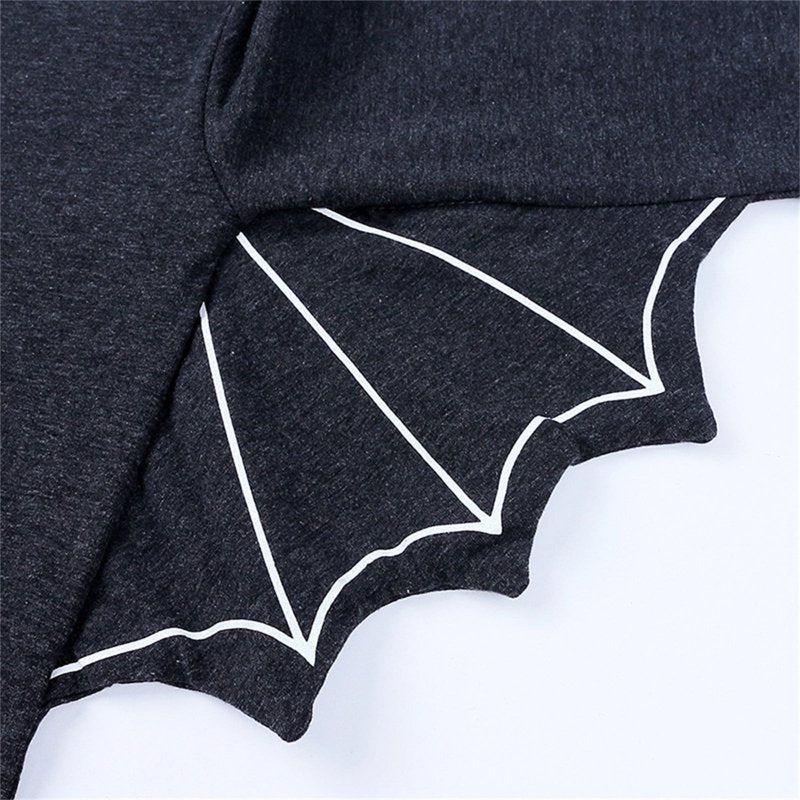 Baby Bat Romper & Jumpsuit Halloween Outfit - Dark Gray, 18-24 Months Variation Z20-20