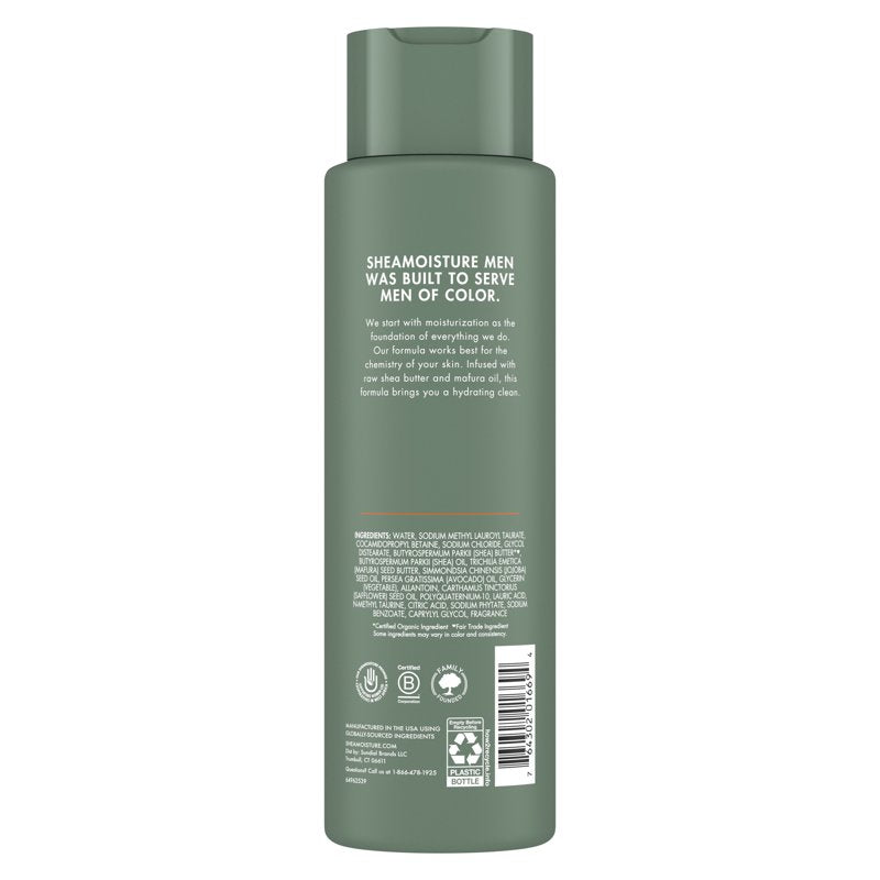 Hydrating Body Wash with Raw Shea Butter & Mafura Oil - 15 fl oz