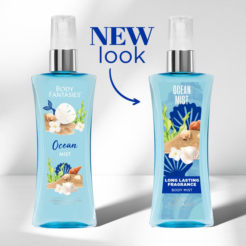 Ocean Body Spray for Women - Long-Lasting Fragrance, 3 Pack