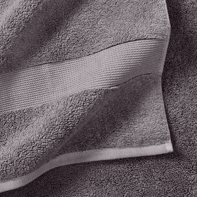 Cotton Bath Sheet - Soft, Absorbent, Fade-Resistant, 34x64 Inches - Grey Flannel Variation