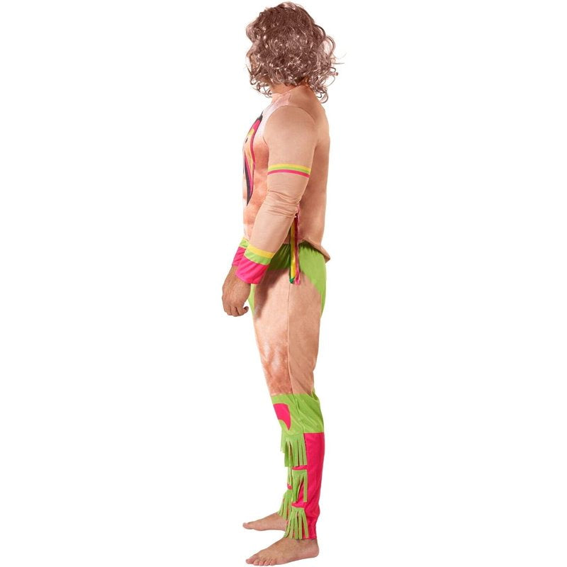 Men's WWE Ultimate Warrior Costume Wig XL - Licensed Wrestling Fancy Dress