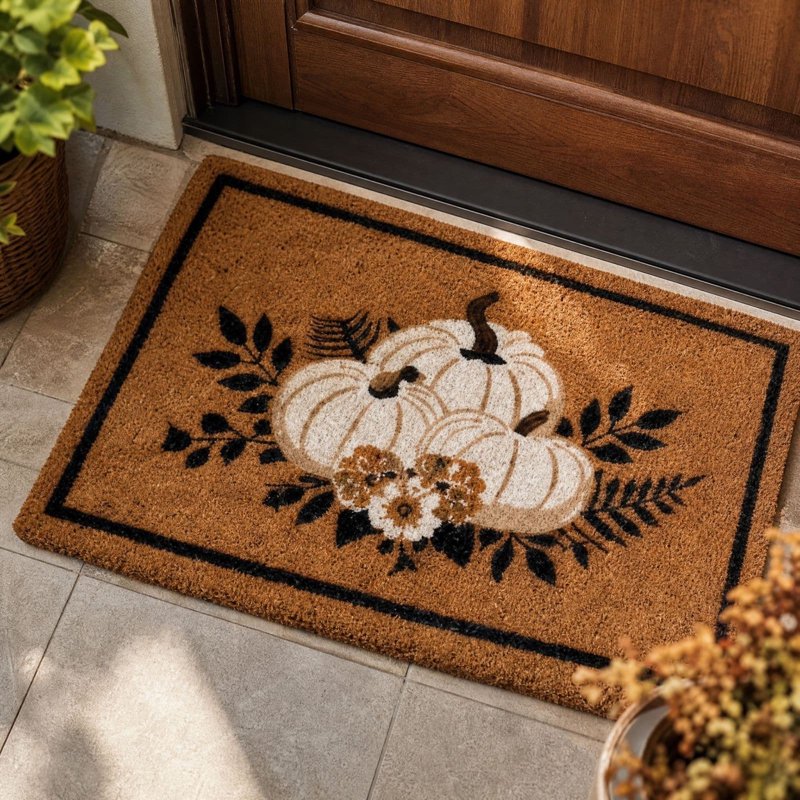 Fall Doormat 24x36 inches Outdoor Entry Rug for Front Door Kitchen Bathroom Decor