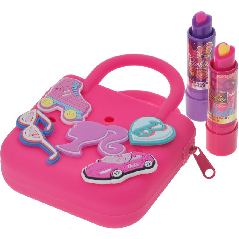 2-Piece Kids Lip Balm Set with Silicone Pouch - Plant-Based Hydration