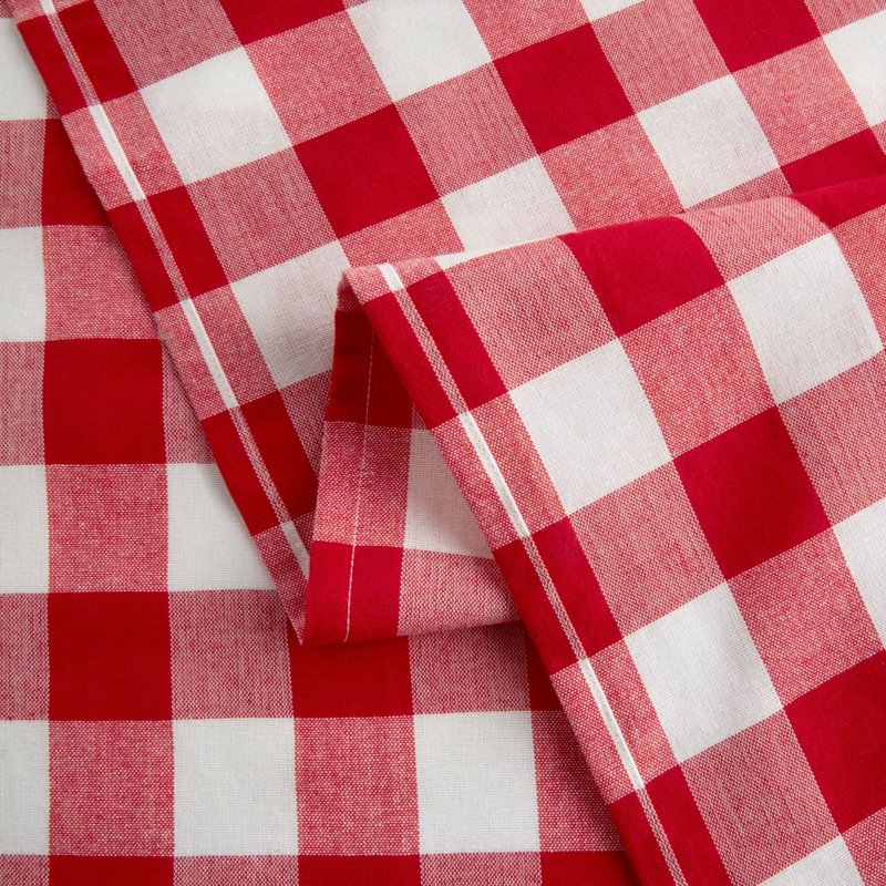 Charming Check Tablecloth Set - Multicolor, 60" x 84", 6 Pack