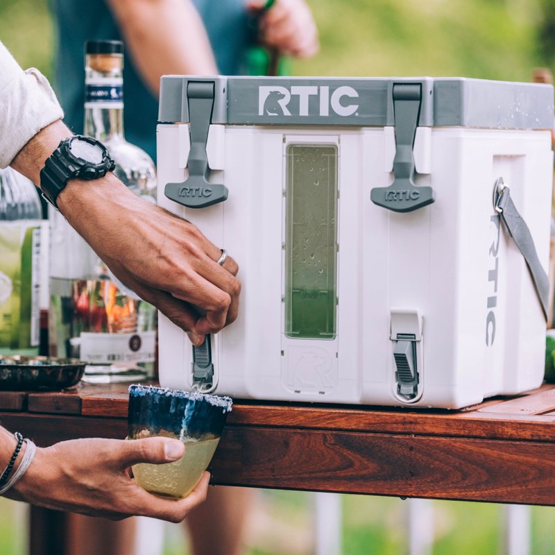 3 Gallon Water Cooler - RTIC Halftime - Cool Grey & Navy