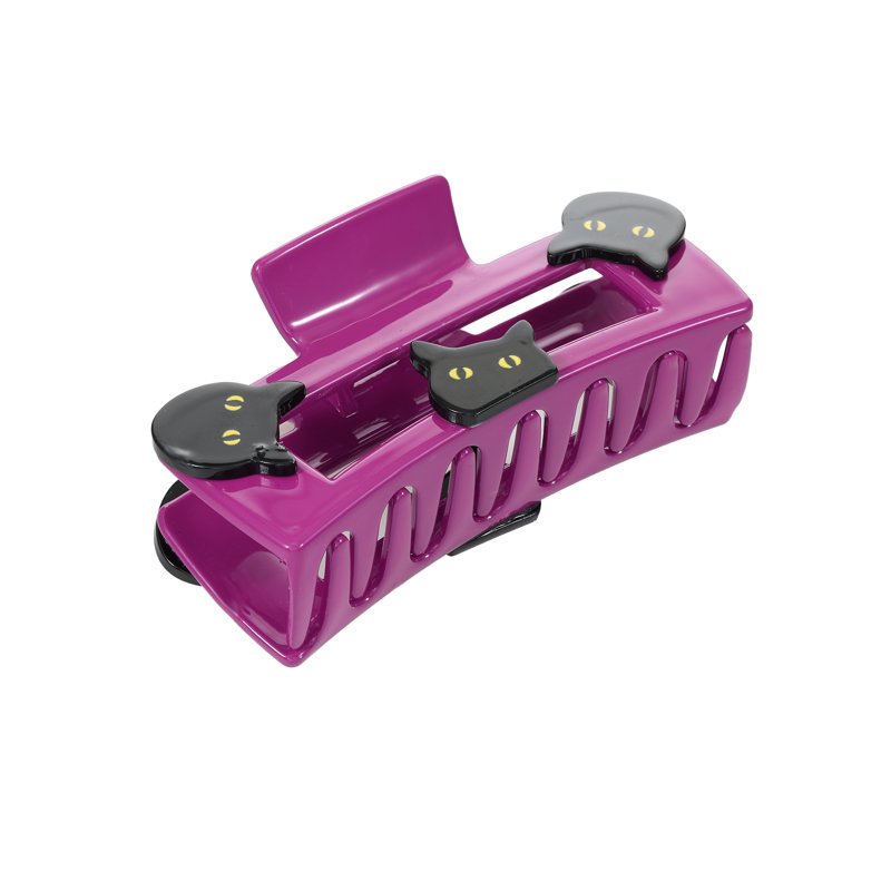 Halloween Cat Claw Hair Clip for Women Multicolor Square Accessory
