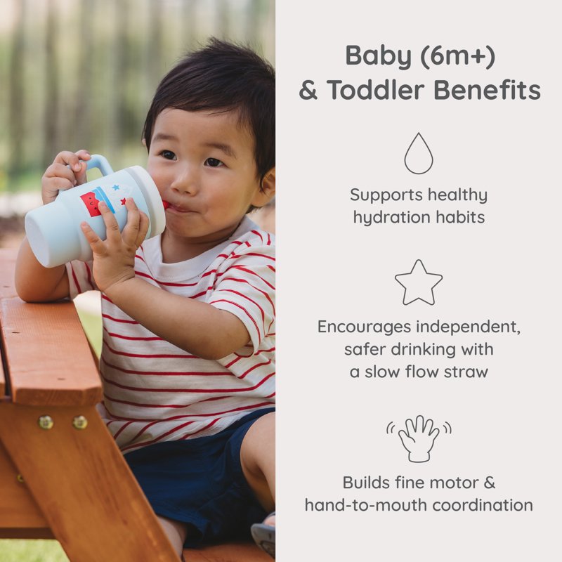 My 1st Tumbler Toddler Training Cup with Straw - Ice Cream