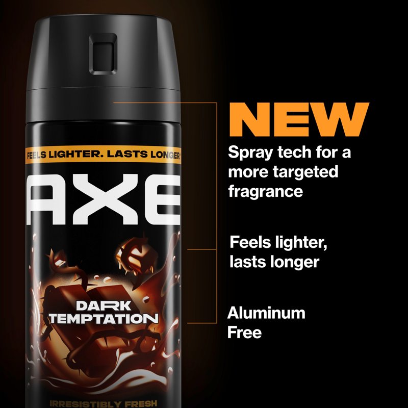Dark Temptation Body Spray, Aluminum-Free Deodorant - 3.9 oz