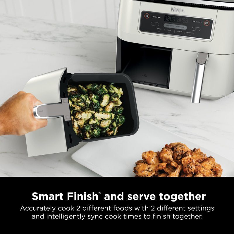 Ninja Foodi 8-Qt DualZone Air Fryer - 4-in-1, Dove