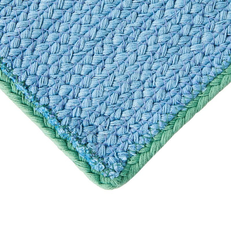 Philadelphia Collection Placemat Set - Blue, 14" x 14", 4 Count
