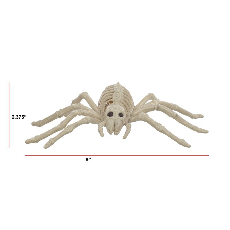 9-Inch Mini Skeleton Spider Prop Halloween Decoration - Variation of Spider