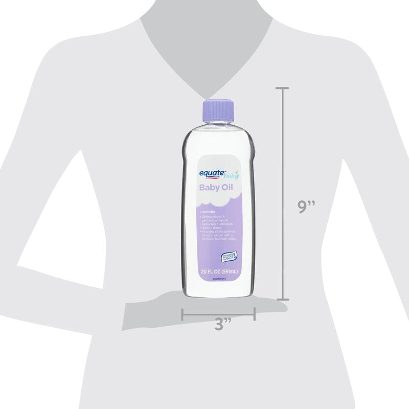 Lavender Scented Baby Oil - Gentle Moisturizing Formula for Delicate Skin