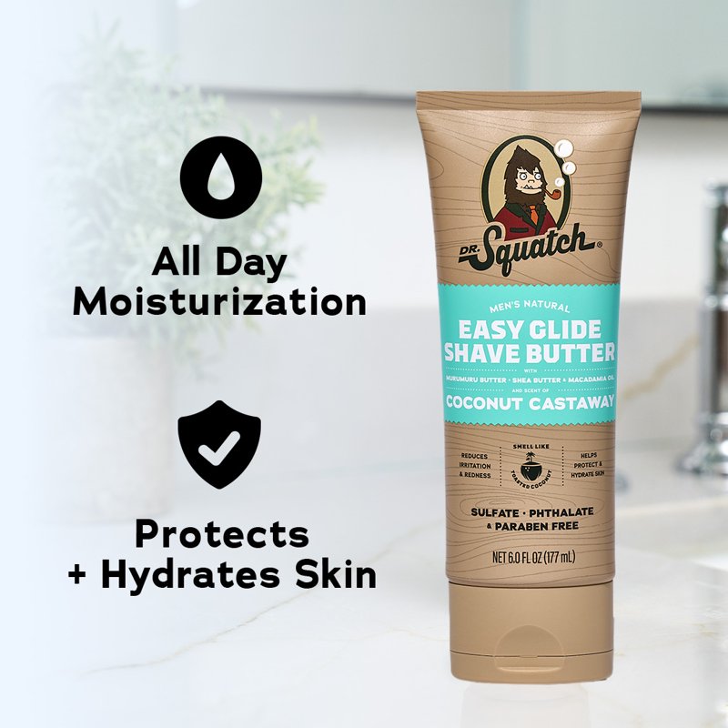 Moisturizing Shave Butter - Easy Glide Coconut Castaway, 6 fl Oz