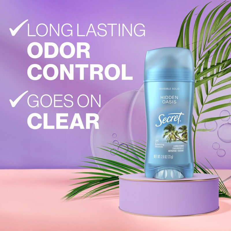Invisible Solid Antiperspirant and Deodorant for Women, 2.6 oz