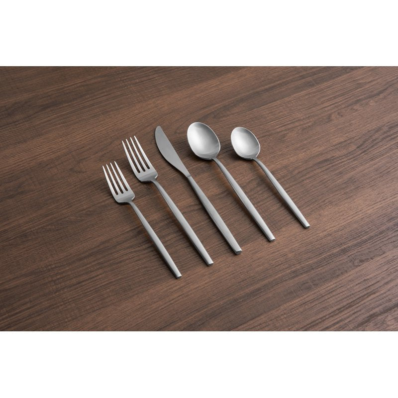 20-Piece Satin Stainless Steel Flatware Set - Service for 4