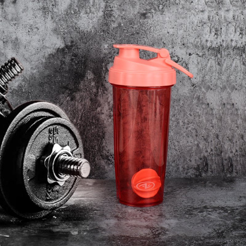 24 oz Tritan Fitness Shaker Bottle - BPA-Free, Red