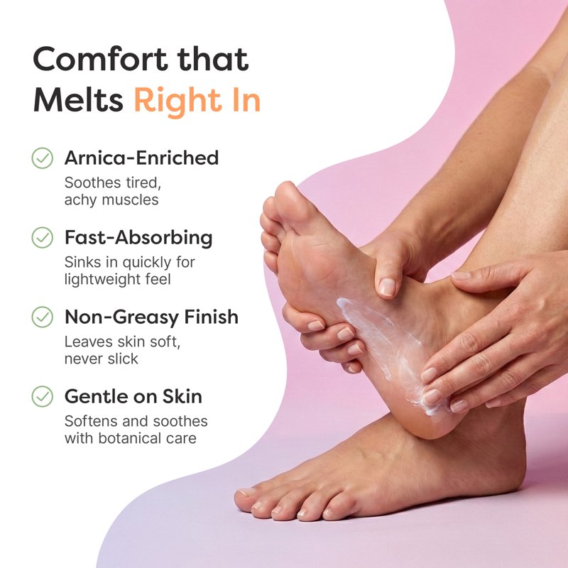 ZenToes Magnesium Foot Cream with Arnica for Relaxation and Care, 2