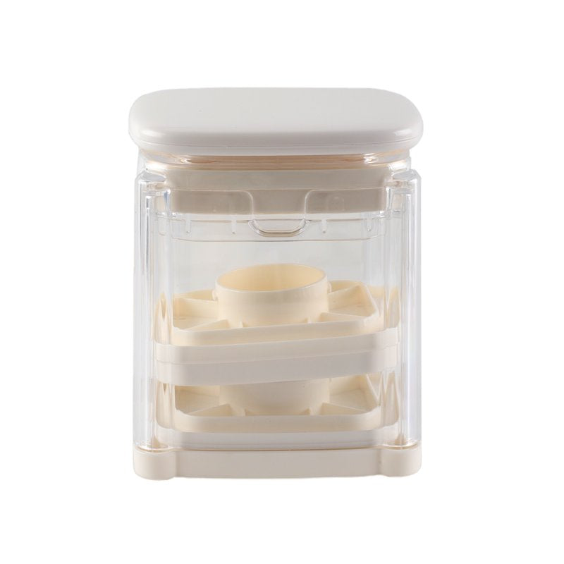 Manual Stainless Steel Food Chopper with 3 Interchangeable Blades