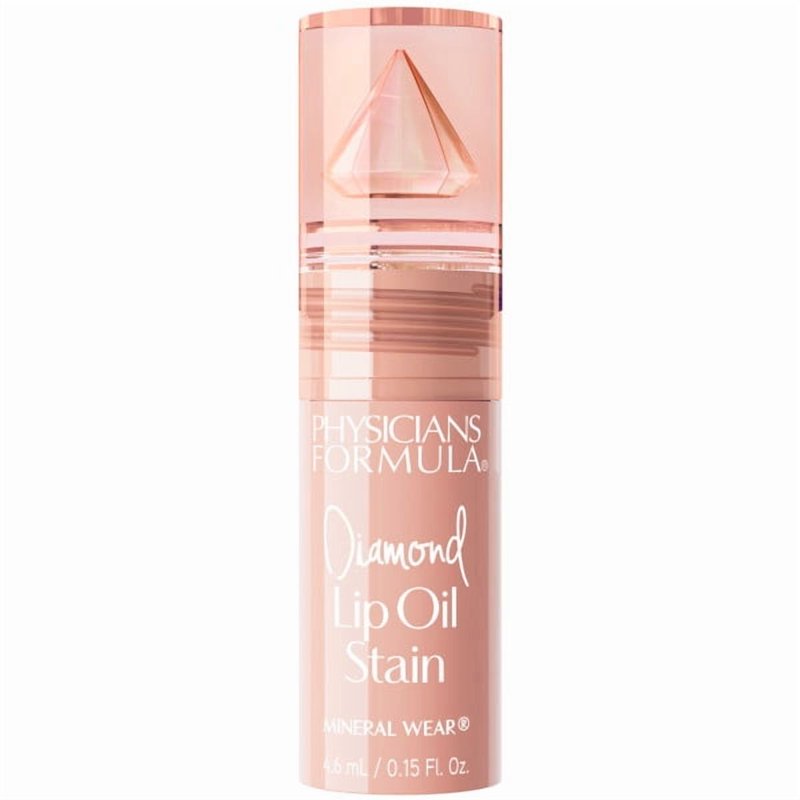 Mineral Lip Oil Stain - Long-Lasting Glossy to Matte Finish, Natural Nude