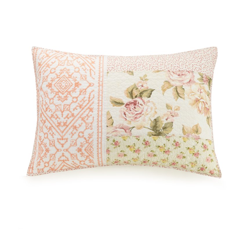 Pink Floral Cotton Quilt Full Size - Breathable Sweet Blooms Collection - Variation of F/QN, Blossoms