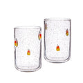 Bubble DOF Glass Set with Candy Corn Charms - 2 Pack