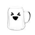Ghost Glass Mug - Heat-Resistant High Borosilicate Drinkware