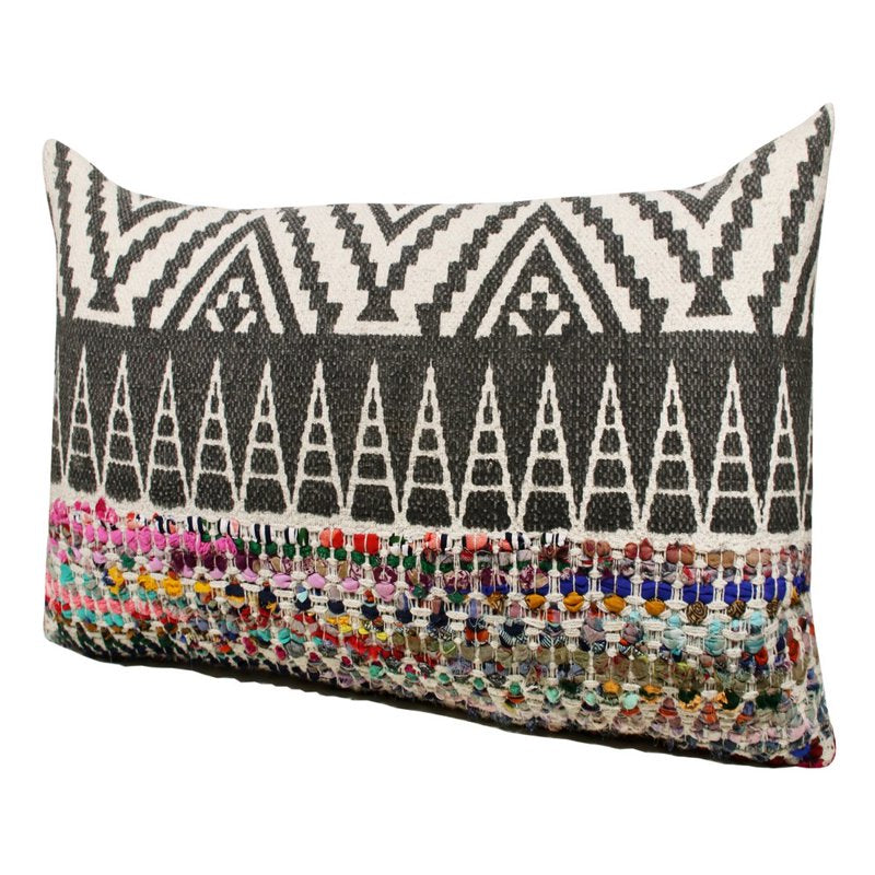 Harlow Hill Nomad 14x36 Chevron Decorative Throw Pillow - Gray Multicolor